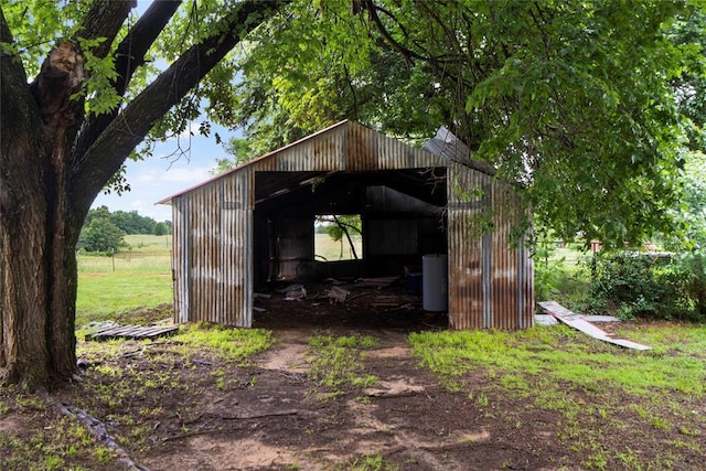 39525 W 151st St, Bristow, OK 74010 - view of pole building