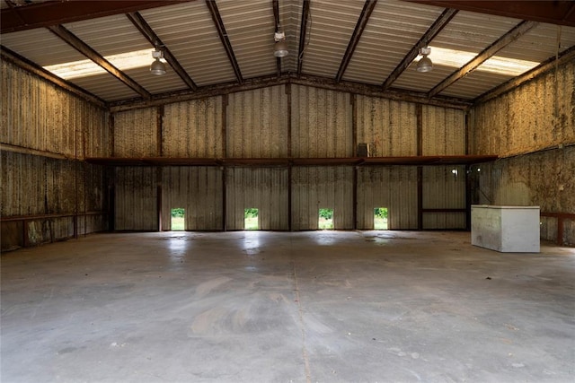 39525 W 151st St, Bristow, OK 74010 - garage with metal wall