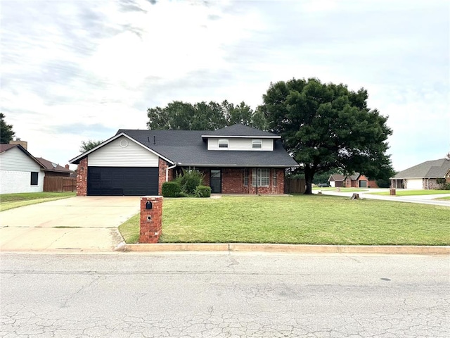 3112 Partridge Pl, Altus, OK 73521 - traditional-style house with brick siding, an attached garage, and driveway