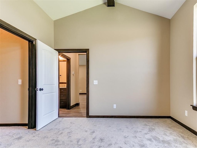 13524 SE 95th St, Oklahoma City, OK 73165 - unfurnished bedroom featuring carpet and vaulted ceiling