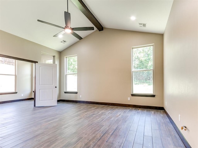 13524 SE 95th St, Oklahoma City, OK 73165 - unfurnished room with a ceiling fan and wood finished floors