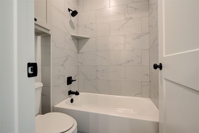 3328 Slate River Dr, Yukon, OK 73099 - full bathroom featuring toilet and shower / bath combination
