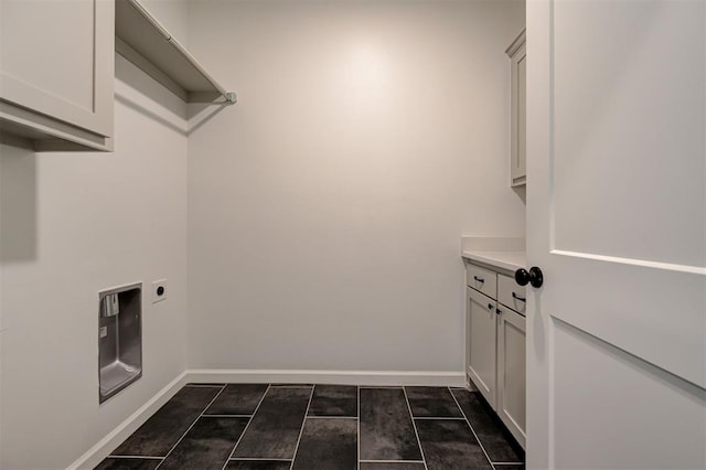 3328 Slate River Dr, Yukon, OK 73099 - washroom featuring hookup for an electric dryer and cabinet space