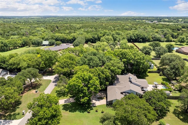 2 Terra Ln, Shawnee, OK 74804 - aerial view of a heavily wooded area