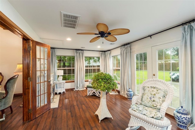 2 Terra Ln, Shawnee, OK 74804 - sunroom featuring french doors