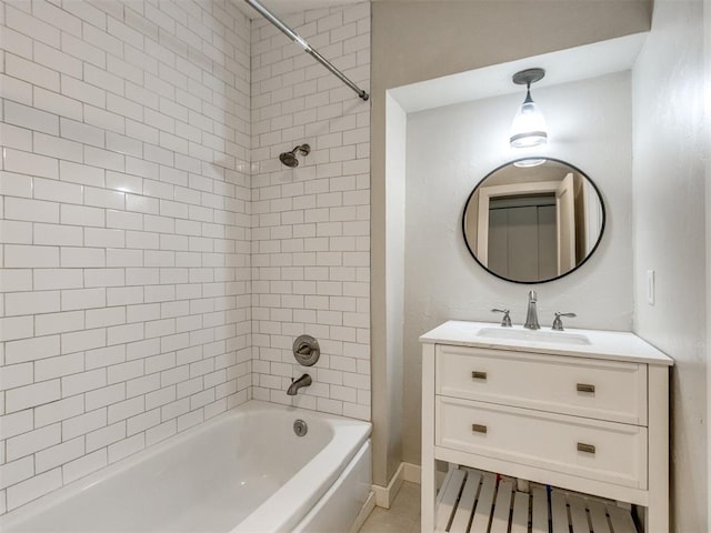 529 S 2nd Ave, Purcell, OK 73080 - full bath with vanity and shower / bathtub combination
