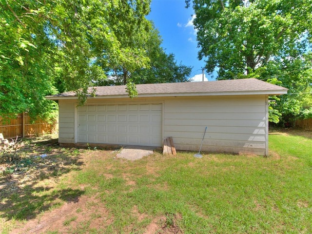 529 S 2nd Ave, Purcell, OK 73080 - view of detached garage