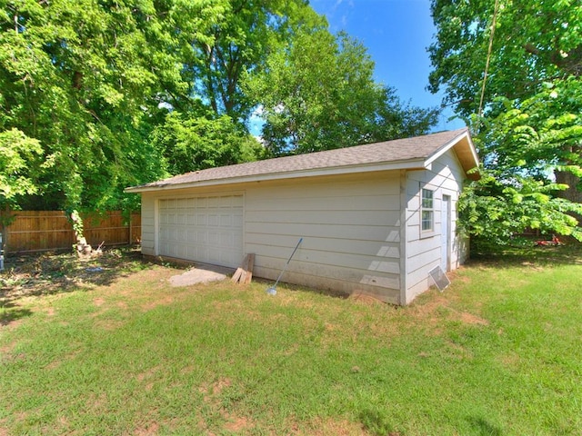 529 S 2nd Ave, Purcell, OK 73080 - view of detached garage