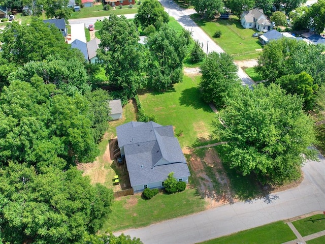 529 S 2nd Ave, Purcell, OK 73080 - aerial overview of property's location with nearby suburban area