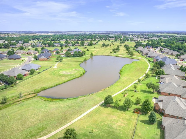 11104 Fairways Ave, Yukon, OK 73099 - view of property location with nearby suburban area and a large body of water
