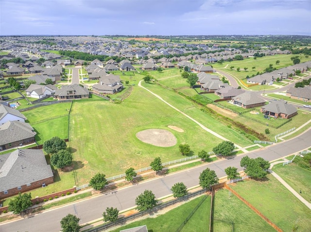 11104 Fairways Ave, Yukon, OK 73099 - aerial overview of property's location with nearby suburban area