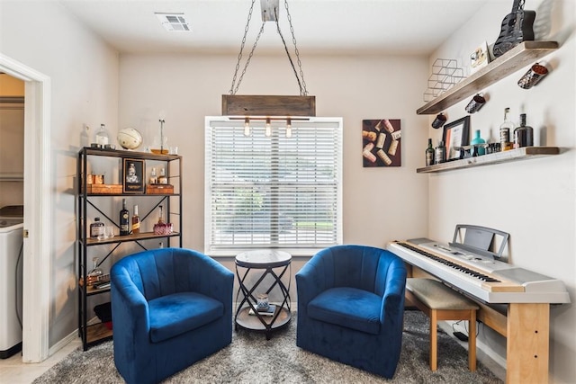 1800 NW 161st Pl, Edmond, OK 73013 - living area with washer / clothes dryer