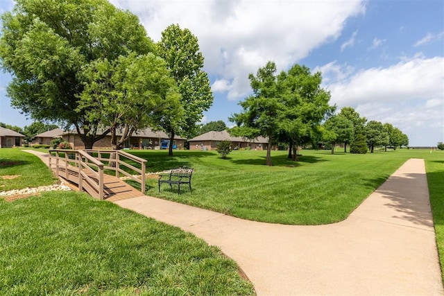 1800 NW 161st Pl, Edmond, OK 73013 - view of home's community with a yard
