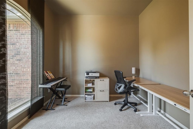 4501 NW 164th Ter, Edmond, OK 73013 - carpeted home office featuring healthy amount of natural light