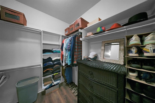 1840 Kamber Ter, Edmond, OK 73003 - spacious closet featuring dark wood finished floors