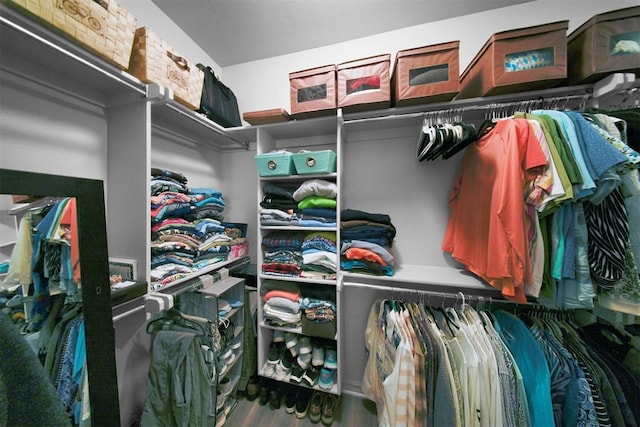 1840 Kamber Ter, Edmond, OK 73003 - spacious closet with wood finished floors