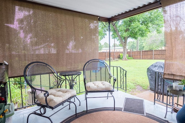 828 N Pine St, Pauls Valley, OK 73075 - view of fenced backyard