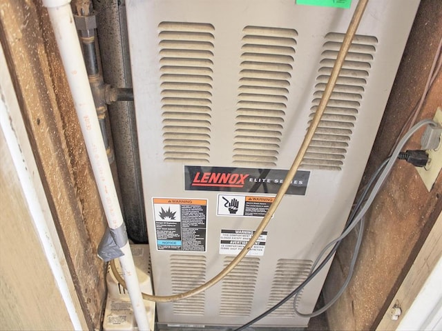2605 N Kate Ave, Oklahoma City, OK 73111 - detailed view of heating unit