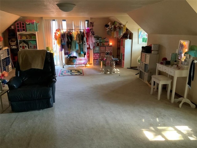 2709 Timber Ct, Chickasha, OK 73018 - bonus room with vaulted ceiling and carpet