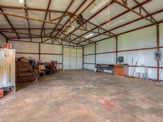 19855 Walker Rd, Mcloud, OK 74851 - view of garage