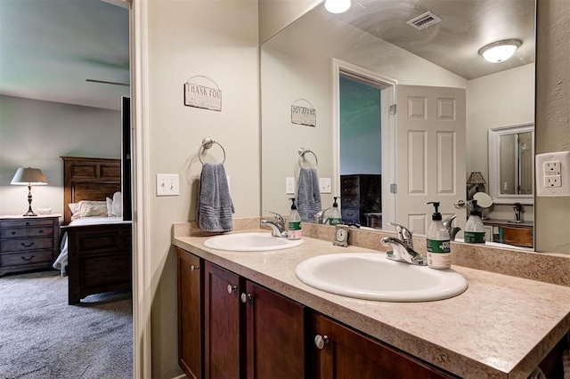 19100 SE 134th St, Mcloud, OK 74851 - bathroom featuring ensuite bathroom and double vanity
