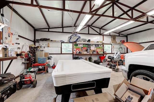 19100 SE 134th St, Mcloud, OK 74851 - garage with a workshop area