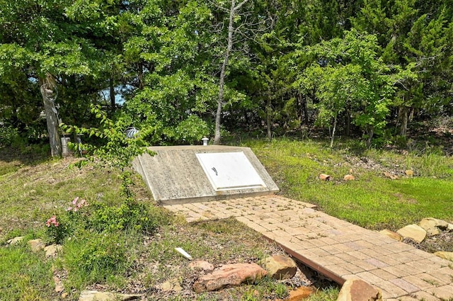 19100 SE 134th St, Mcloud, OK 74851 - entry to storm shelter