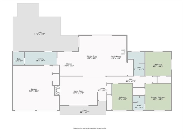 331249 E 1020th Rd, Harrah, OK 73045 - view of floor plan / room layout