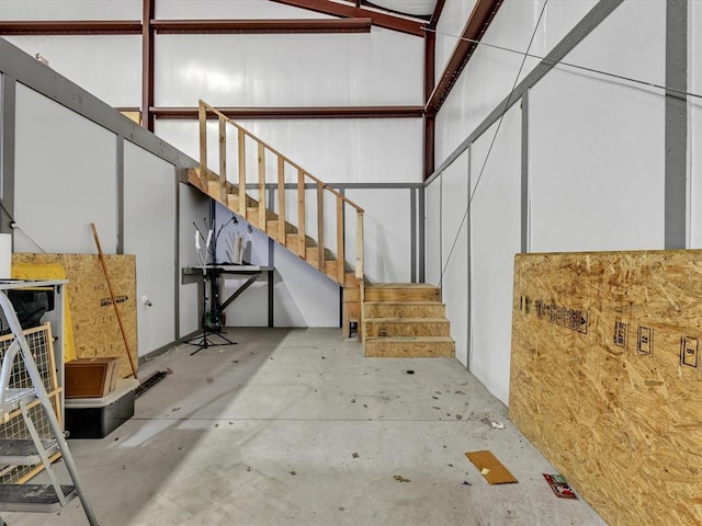500 W Simpson Rd, Edmond, OK 73034 - below grade area with stairway