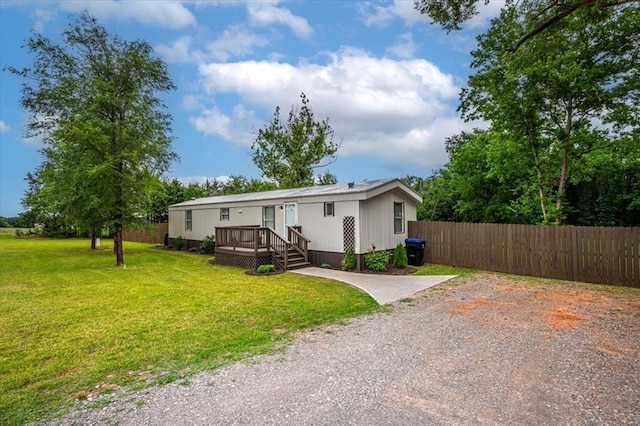 6550 N Indian Meridian Rd, Coyle, OK 73027 - manufactured / mobile home with driveway