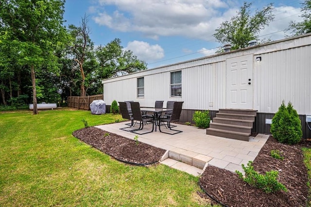 6550 N Indian Meridian Rd, Coyle, OK 73027 - view of patio featuring entry steps