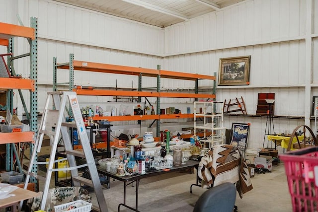 12223 N 2040th Rd, Sentinel, OK 73664 - miscellaneous room with concrete flooring