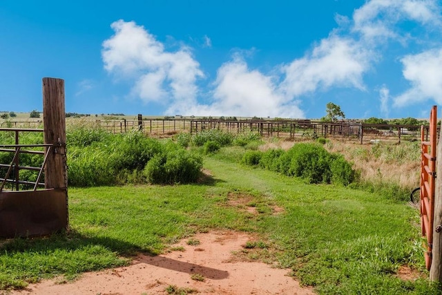 12223 N 2040th Rd, Sentinel, OK 73664 - view of yard featuring a view of countryside