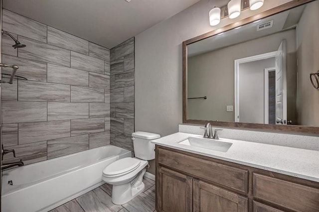 4217 NW 151st St, Edmond, OK 73013 - bathroom with vanity and shower / washtub combination