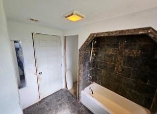 7700 139th St, Noble, OK 73068 - bathroom with toilet and washtub / shower combination