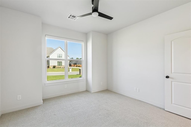 1690 Shaylee Ln, Choctaw, OK 73020 - spare room with carpet and a ceiling fan