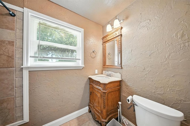 14500 Billy Dr, Edmond, OK 73034 - bathroom with vanity and tile patterned floors