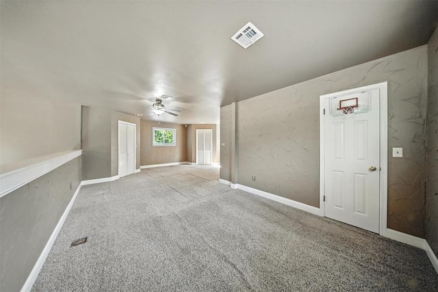 14500 Billy Dr, Edmond, OK 73034 - carpeted spare room featuring ceiling fan and baseboards