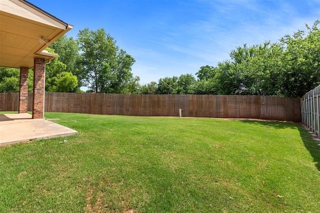 1106 Prairie Dunes Ct, Norman, OK 73072 - fenced backyard featuring a patio area