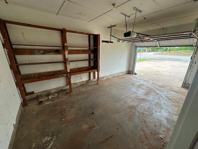 115 S Main St, Sharon, OK 73857 - garage with a garage door opener
