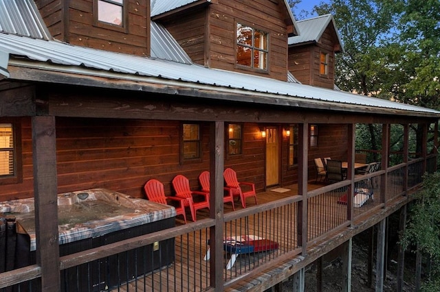 708 Split Creek Ln, Broken Bow, OK 74728 - view of deck