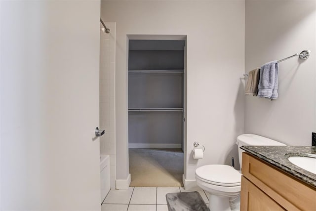 444 N Central Ave Unit 106, Oklahoma City, OK 73104 - bathroom featuring vanity, tile patterned floors, and bathtub / shower combination