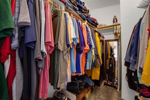 11221 N 1928th Rd, Sayre, OK 73662 - walk in closet with carpet flooring