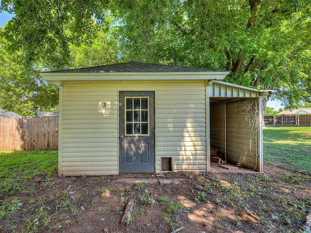 209 SW 6th St, Blanchard, OK 73010 - view of outbuilding