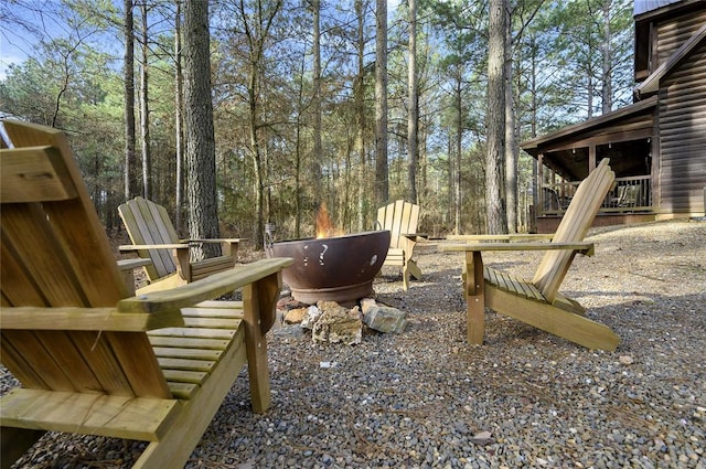 318 Camp Ranch Rd, Broken Bow, OK 74728 - view of yard
