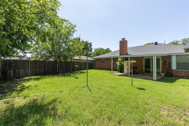929 NE 5th St, Moore, OK 73160 - fenced backyard featuring a patio area