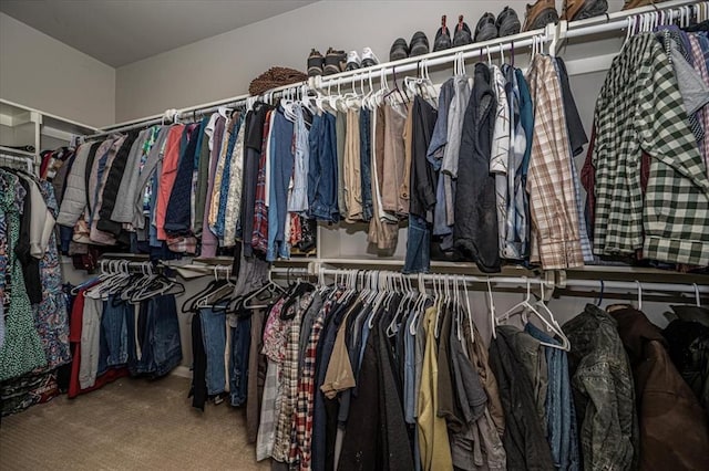 4450 Buffalo Hl, Guthrie, OK 73044 - spacious closet with carpet flooring