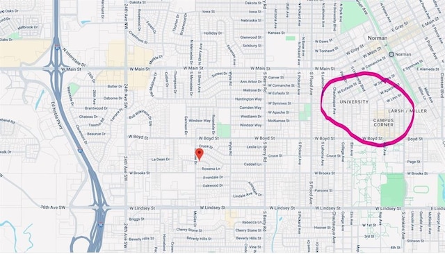1726 Caddell Ln, Norman, OK 73069 - map / location