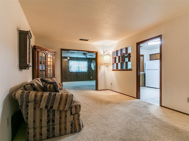 2120 N Divis Ave, Bethany, OK 73008 - sitting room featuring light colored carpet and baseboards