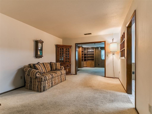 2120 N Divis Ave, Bethany, OK 73008 - living room with carpet floors